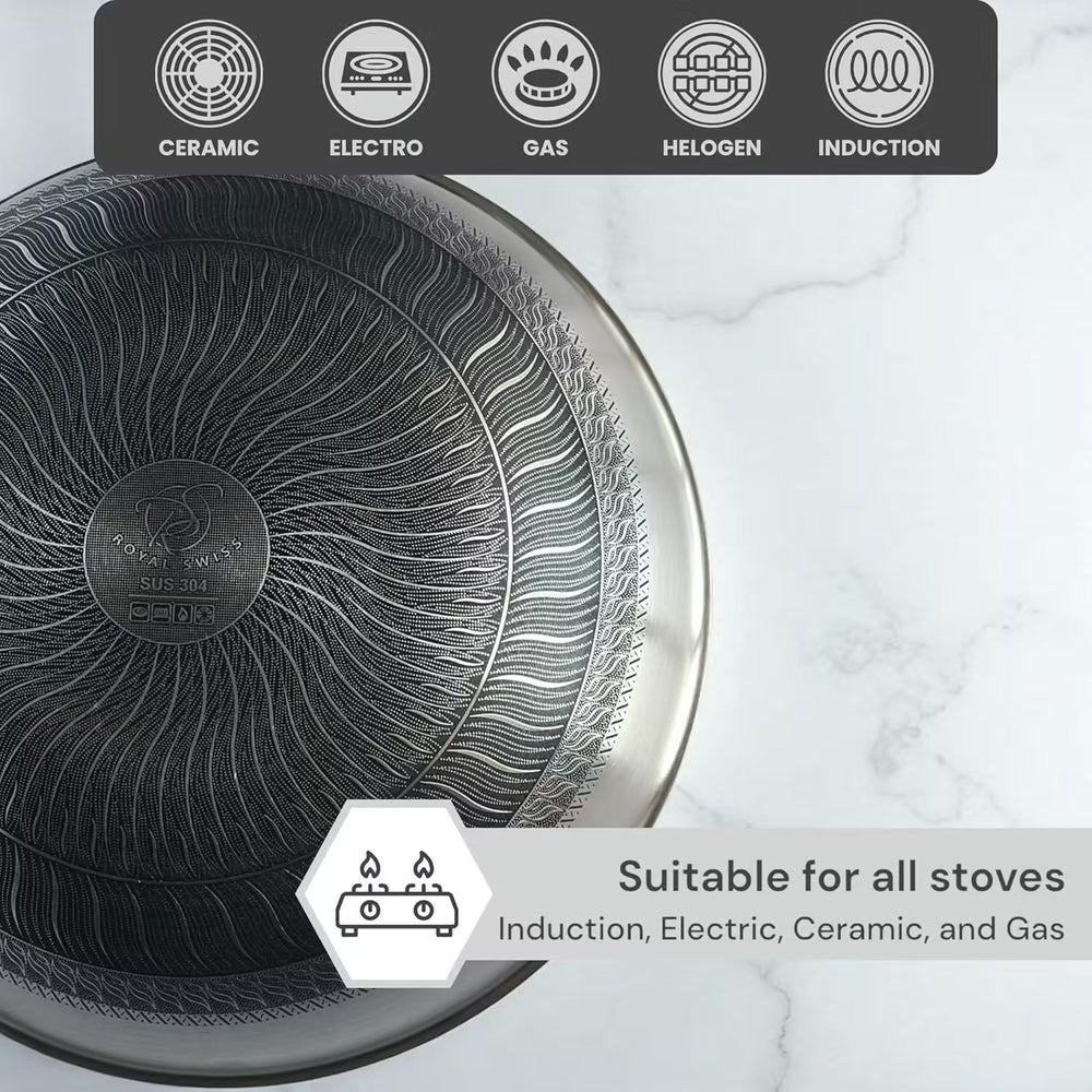 28CM Stainless Steel Casserole