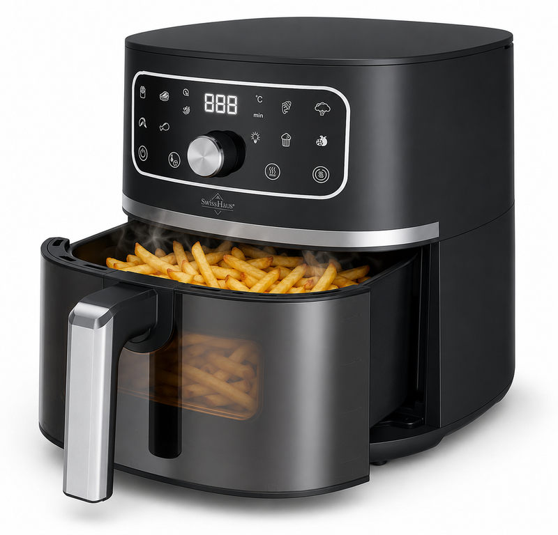 Swiss Haus AF2305 Digital Air Fryer – 4.7 L, 1500 W, Black