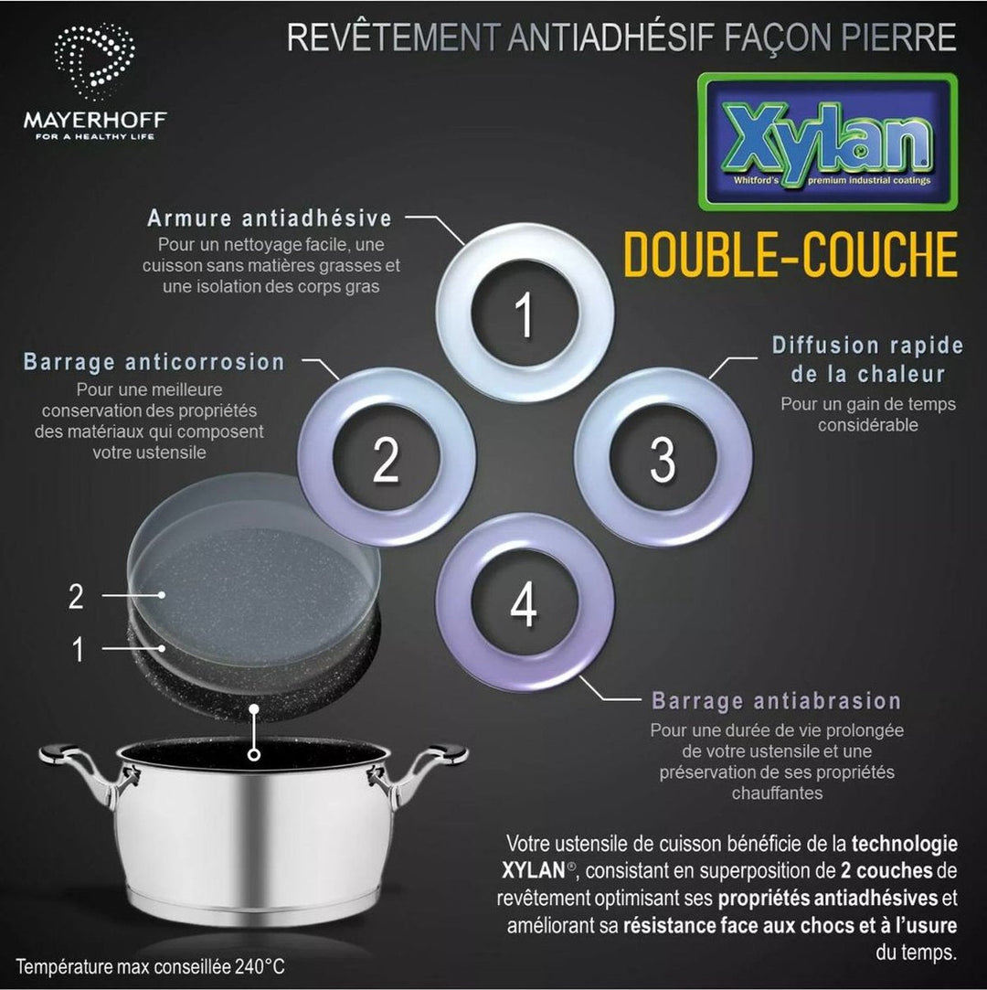 6L Couscous Pot Inox Pierre