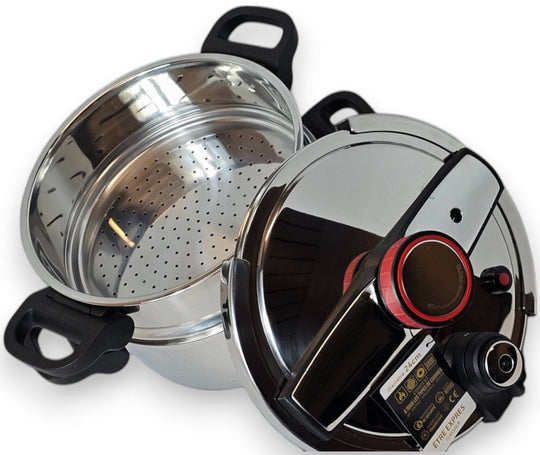 6L Pressure Cooker + Couscousiere