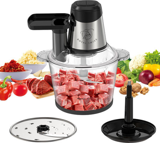 3L 4-in-1 Chopper Inox / Glass