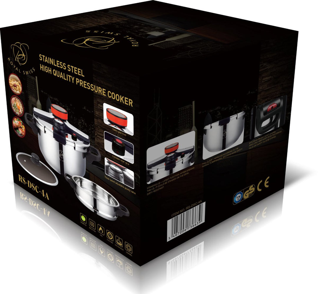 4L Pressure Cooker + Couscousiere