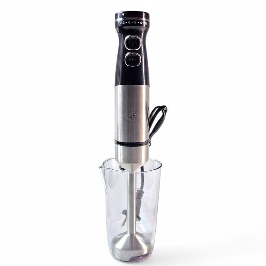 Hand Blender with Cup 1000W Inox