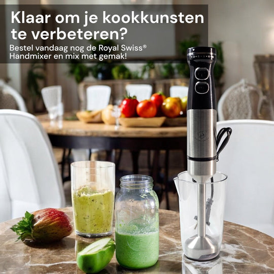Hand Blender with Cup 1000W Inox