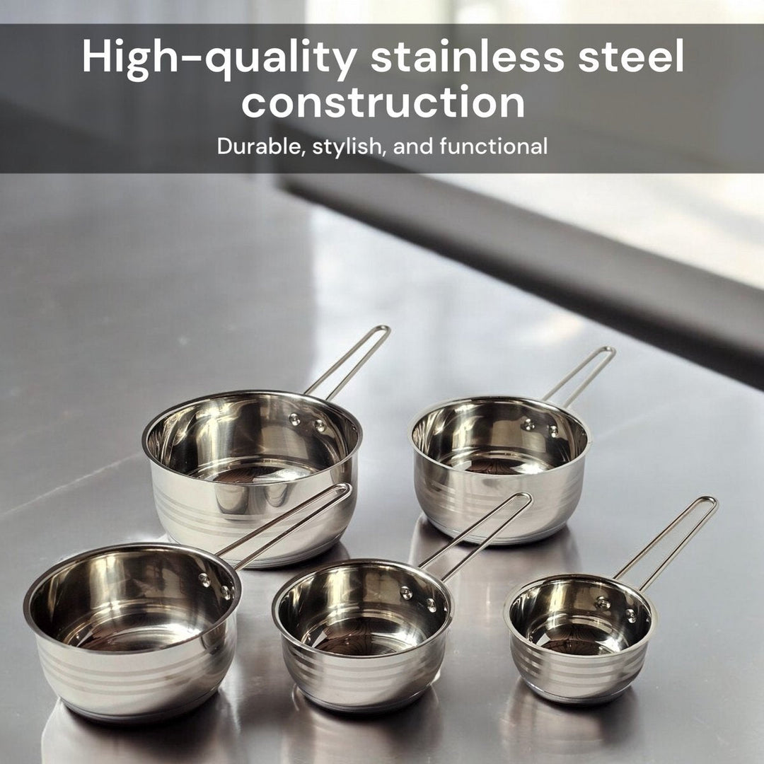 5PCS Sauce Pan Inox Set