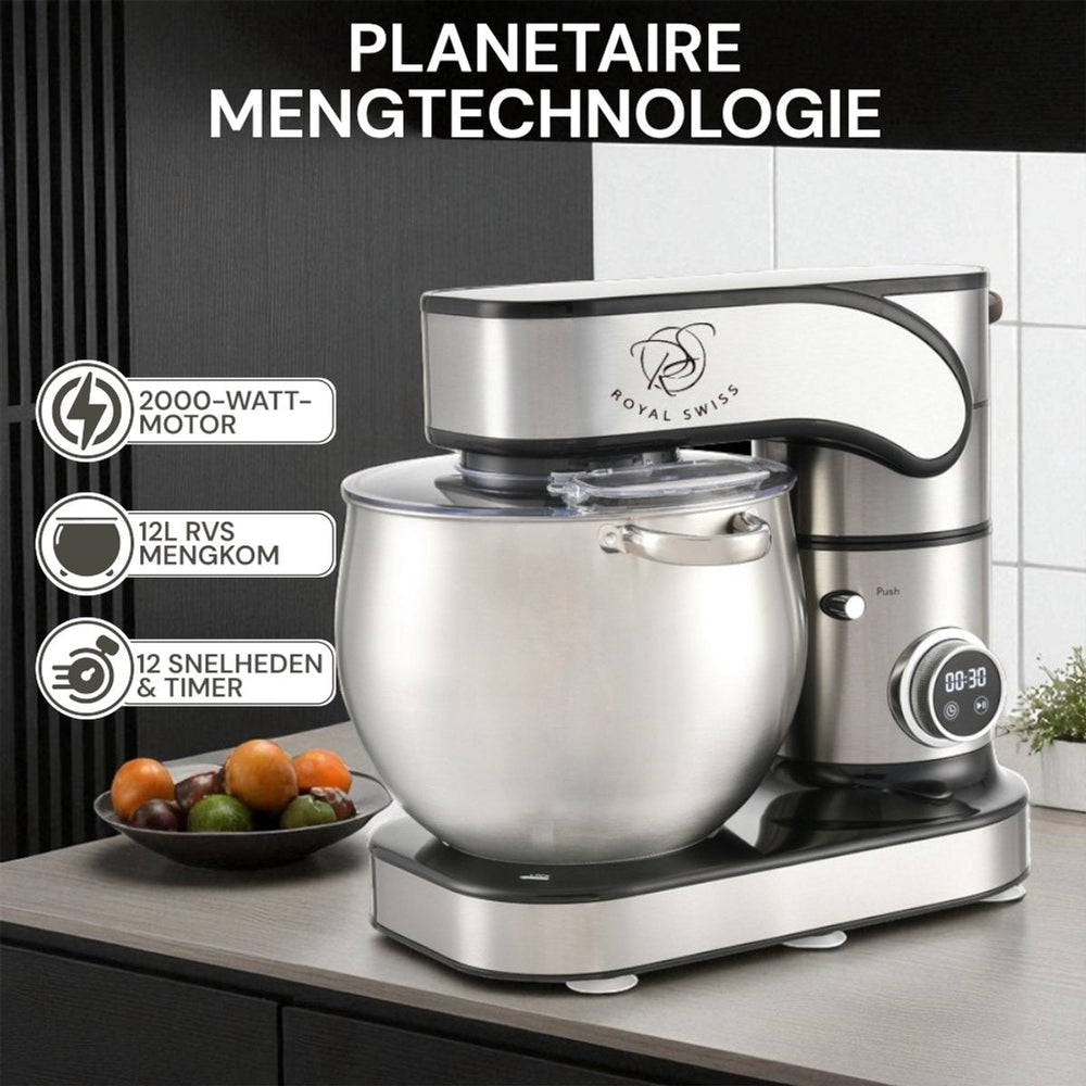 12L Stand Mixer with Digital Screen