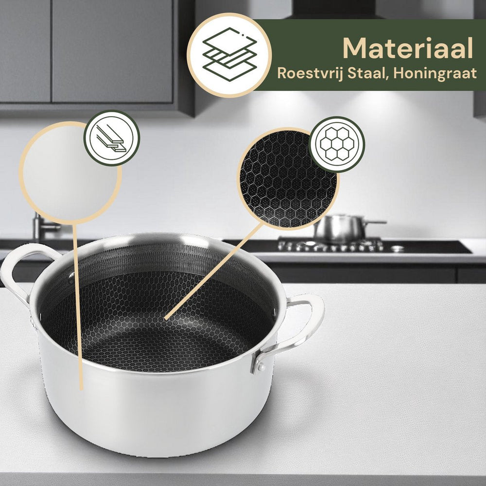 20CM Stainless Steel Casserole