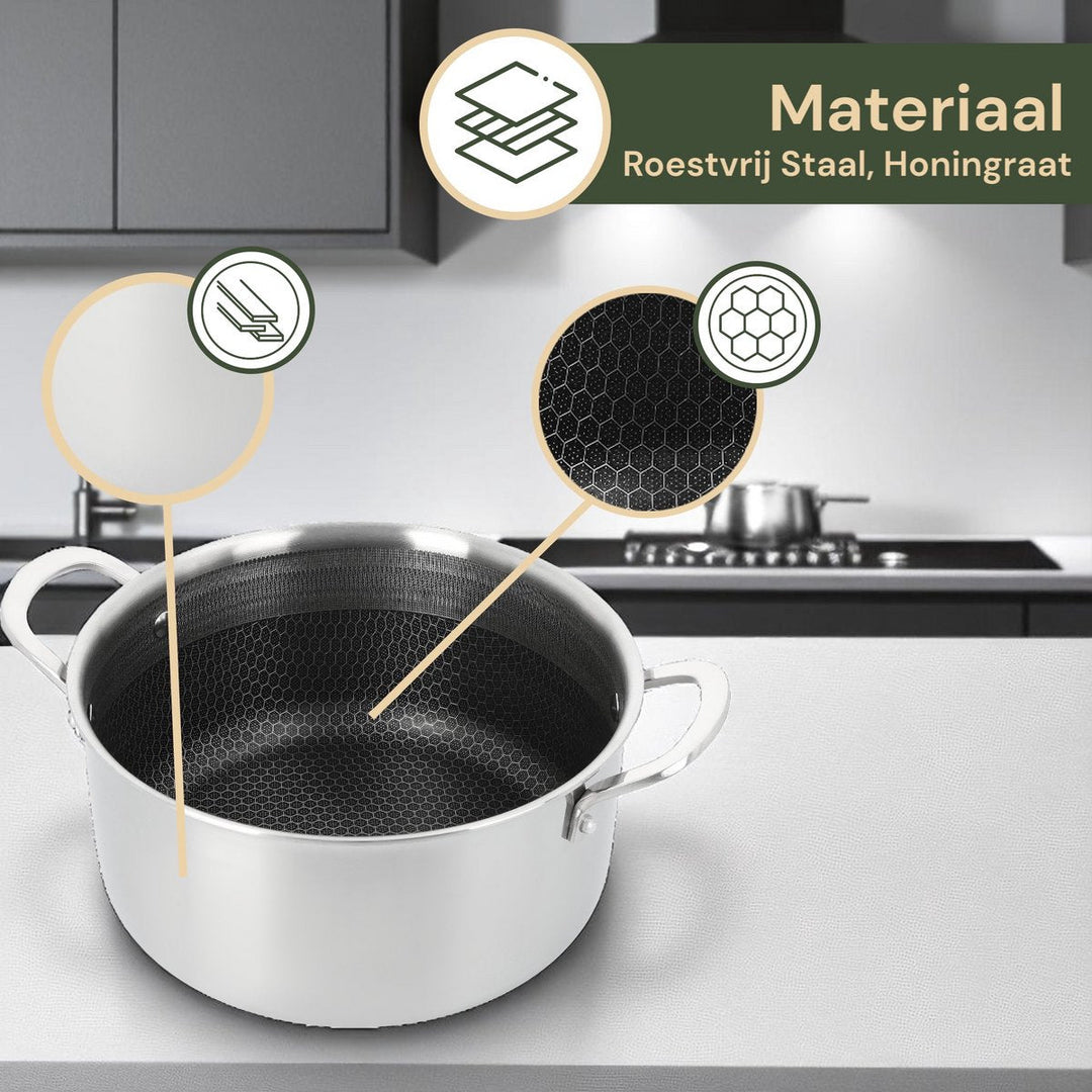 20CM Stainless Steel Casserole