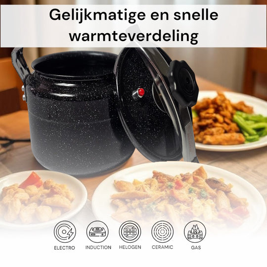 7L Aluminium Pressure Cooker Pierre
