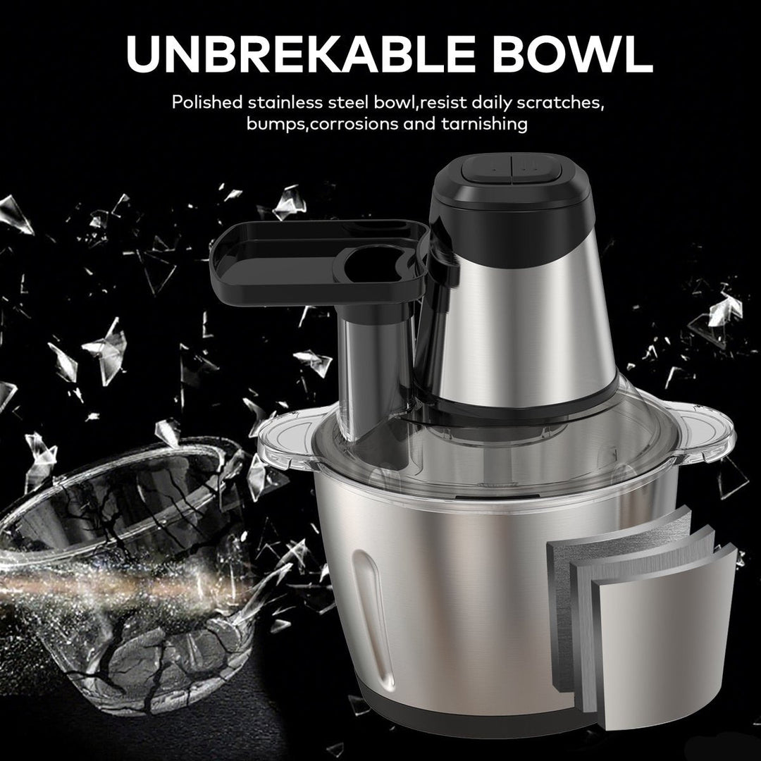 4-in-1 3L Chopper Stainless Steel Bowl