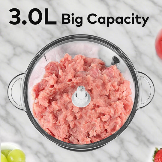 3L 4-in-1 Chopper Inox / Glass