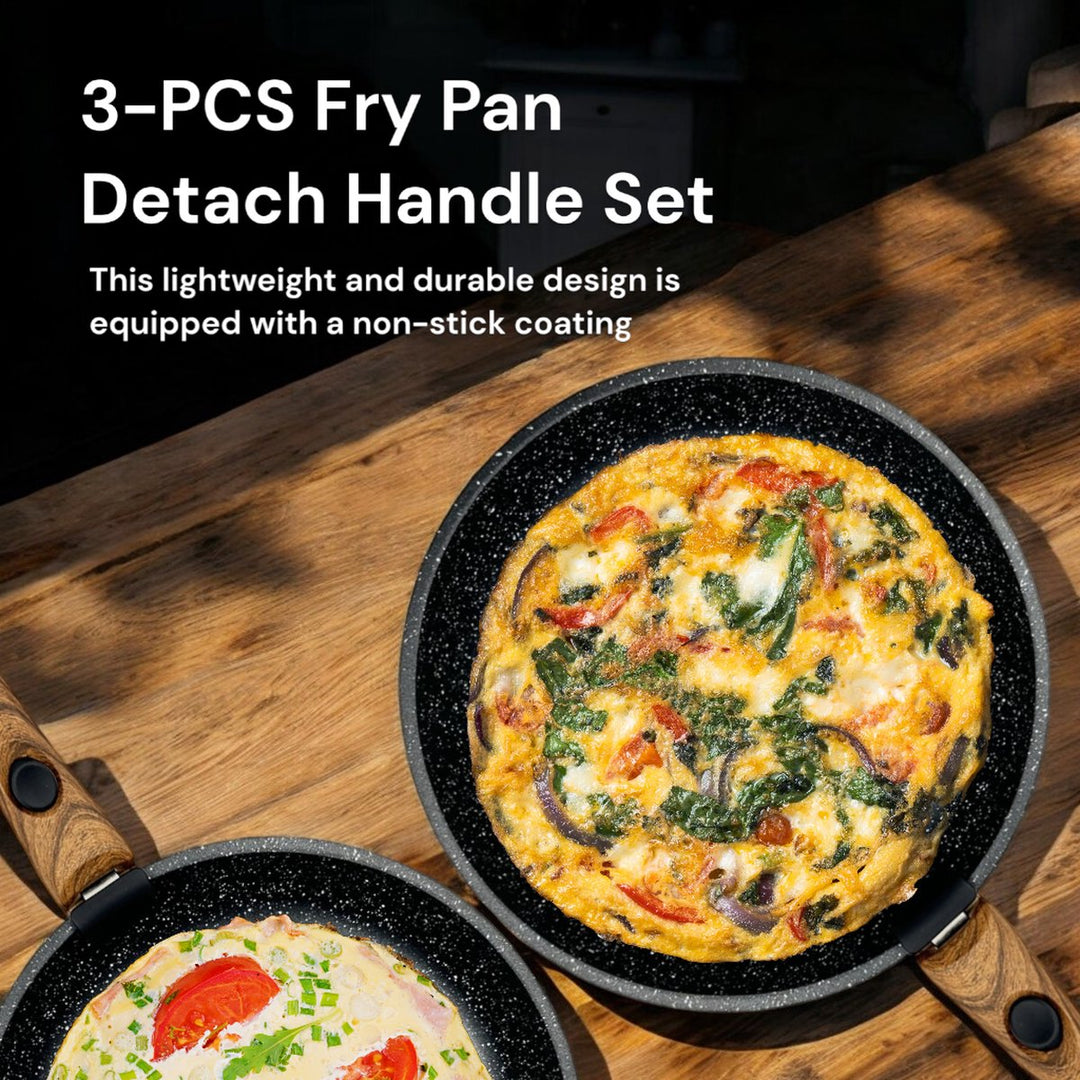 9PCS Detachable Cookware Set