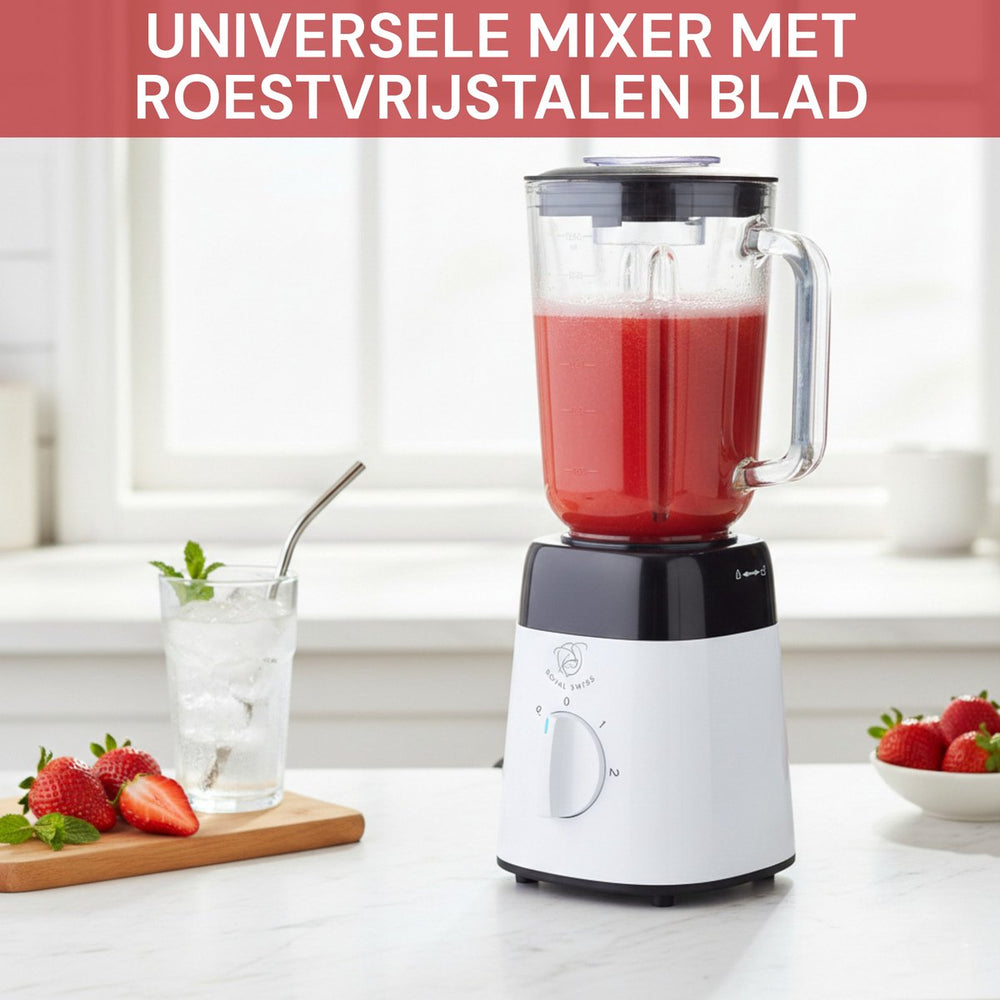 Blender with Glass Jar 500W