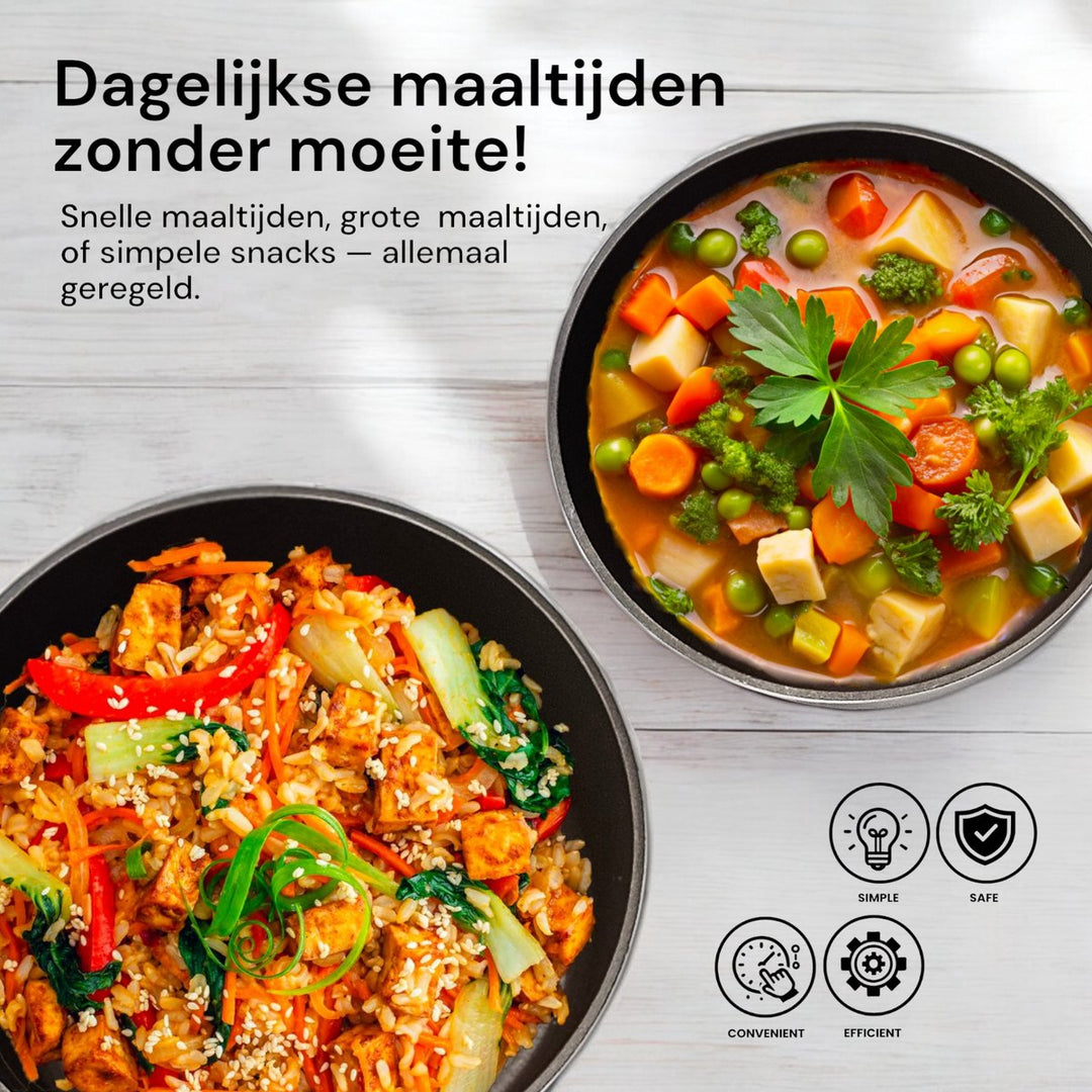 4PCS Detachable Saucepan Set with Glass Cover