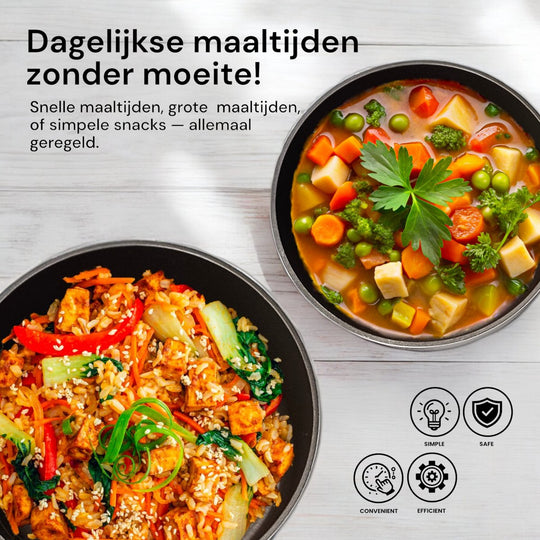 4PCS Detachable Saucepan Set with Glass Cover