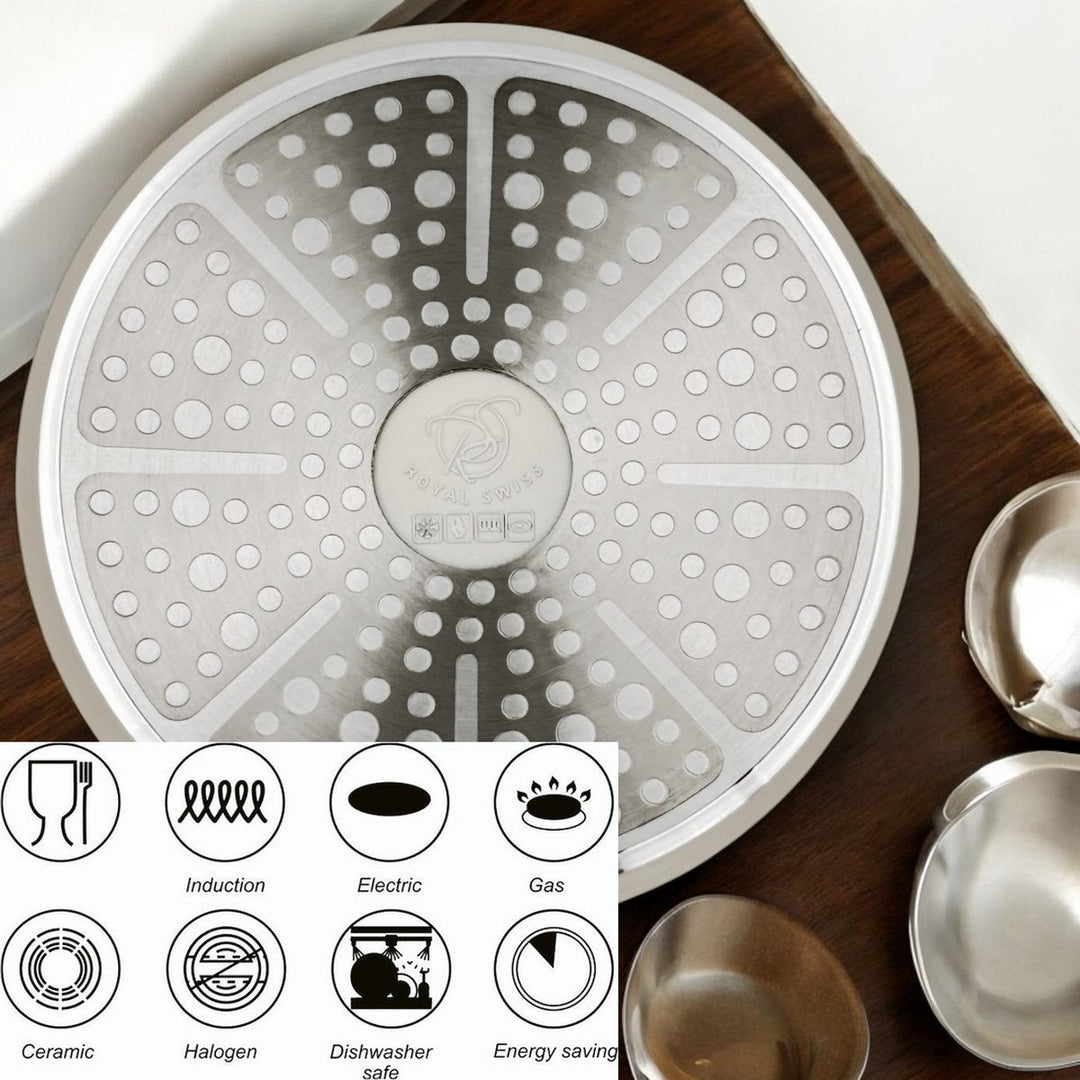 9PCS Detachable Cookware Set Beige