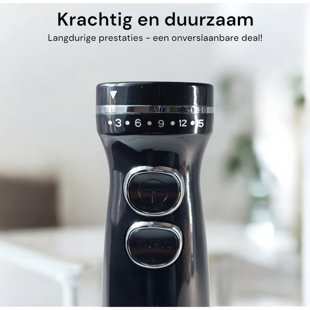 Hand Blender with Cup 1000W Inox