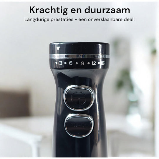 Hand Blender with Cup 1000W Inox