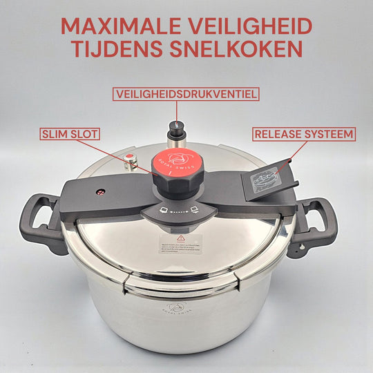 6L 3-Ply Stainless Steel Pressure Cooker
