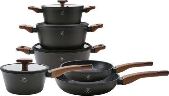 10PCS Die-Casting Cookware Set Moca
