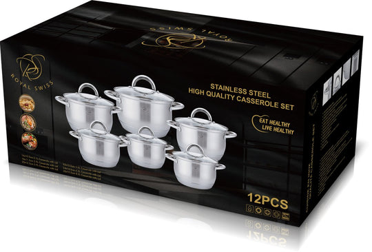 12PCS Jumbo Cookware Set