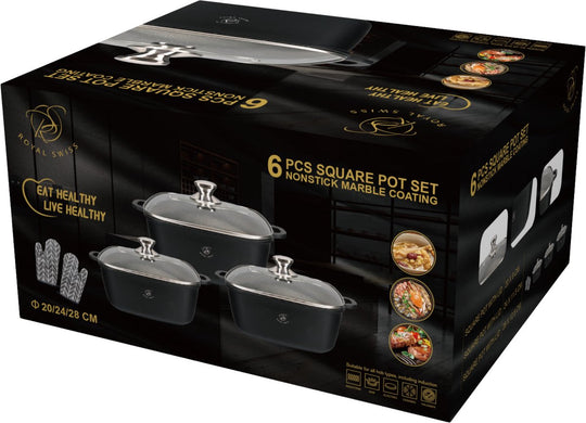 6PCS Square Pan Set
