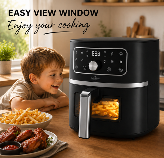 Swiss Haus AF2305 Digital Air Fryer – 4.7 L, 1500 W, Black