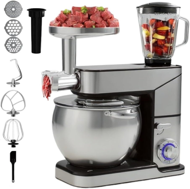 12L 3-in-1 Stand Mixer – Multi-Function Baking Mixer