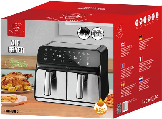 8L Double Air Fryer