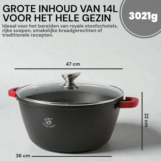 28/32/36CM Die-Casting Casserole Set