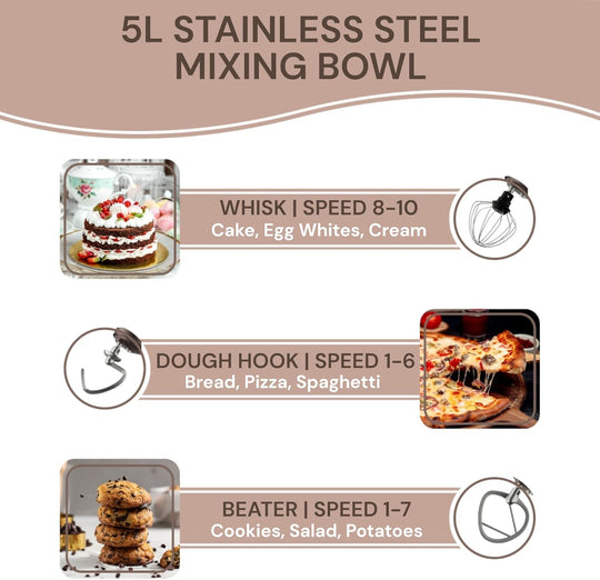 8.5L Stand Mixer 1900W