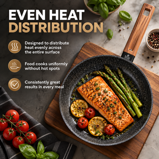 Royal Swiss 3-Piece Frying Pan Set Black feature image 5 