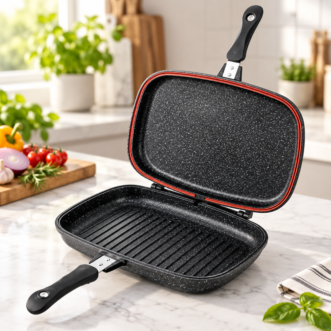 32cm Double-Sided Frying Pan – Flip Pan