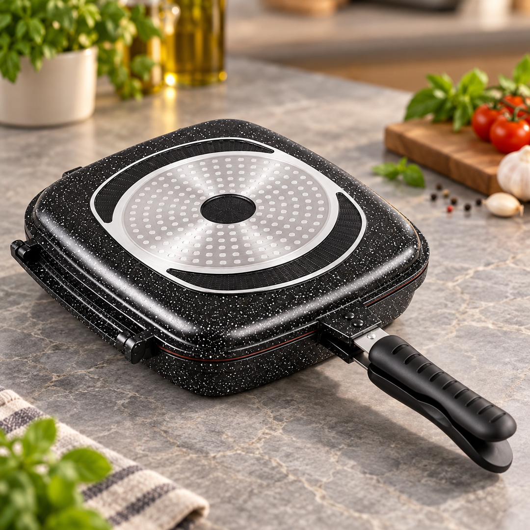 32cm Double-Sided Frying Pan – Flip Pan