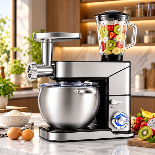 12L 3-in-1 Stand Mixer – Multi-Function Baking Mixer