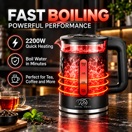 2.3L Patterned Electric Kettle – Diamond Design