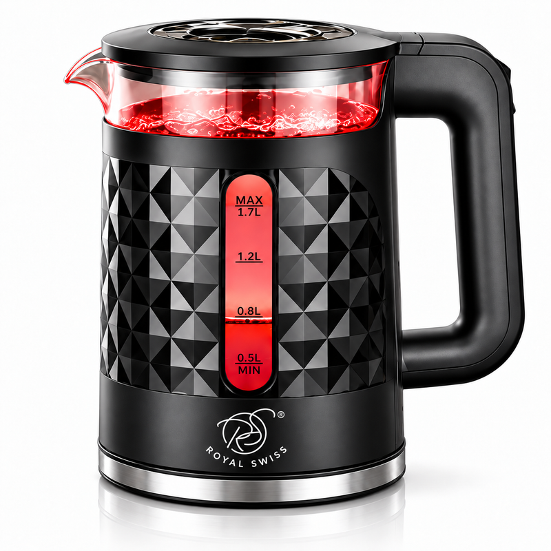 2.3L Patterned Electric Kettle – Diamond Design