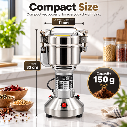 Electric Spice &amp; Grain Grinder – 150g / 350g / 1000g