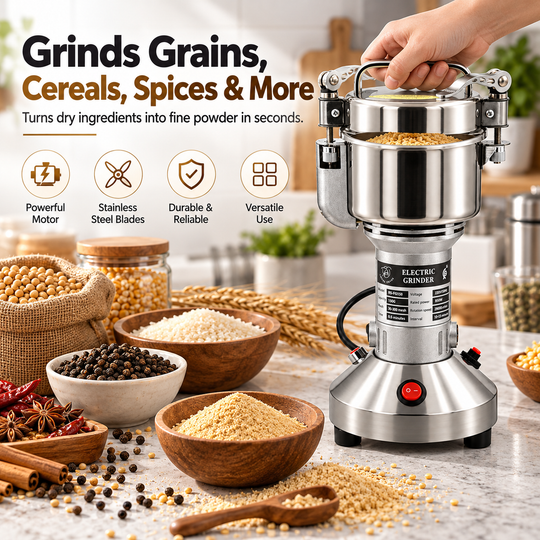 Electric Spice &amp; Grain Grinder – 150g / 350g / 1000g