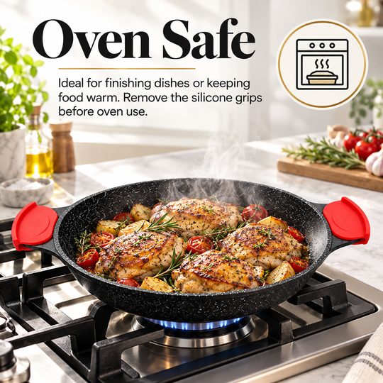 Non-Stick Paella Pan – 40 cm, Induction Compatible