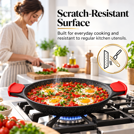 Non-Stick Paella Pan – 40 cm, Induction Compatible