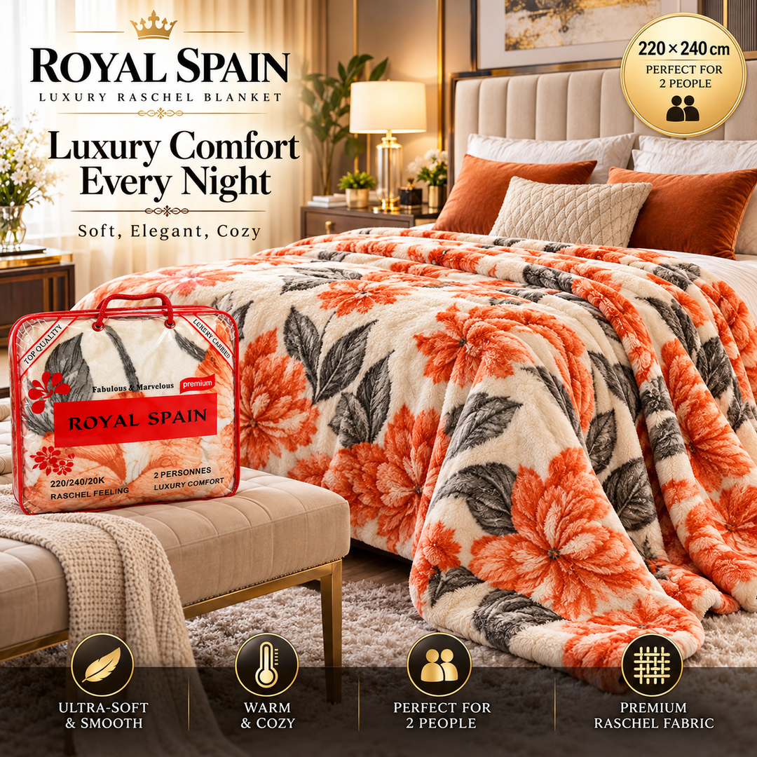 Royal Spain luxury blanket lifestyle image 