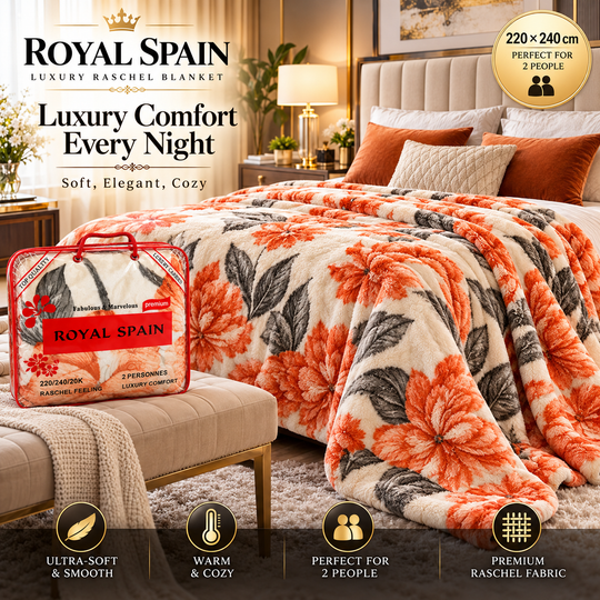 Royal Spain luxury blanket lifestyle image 