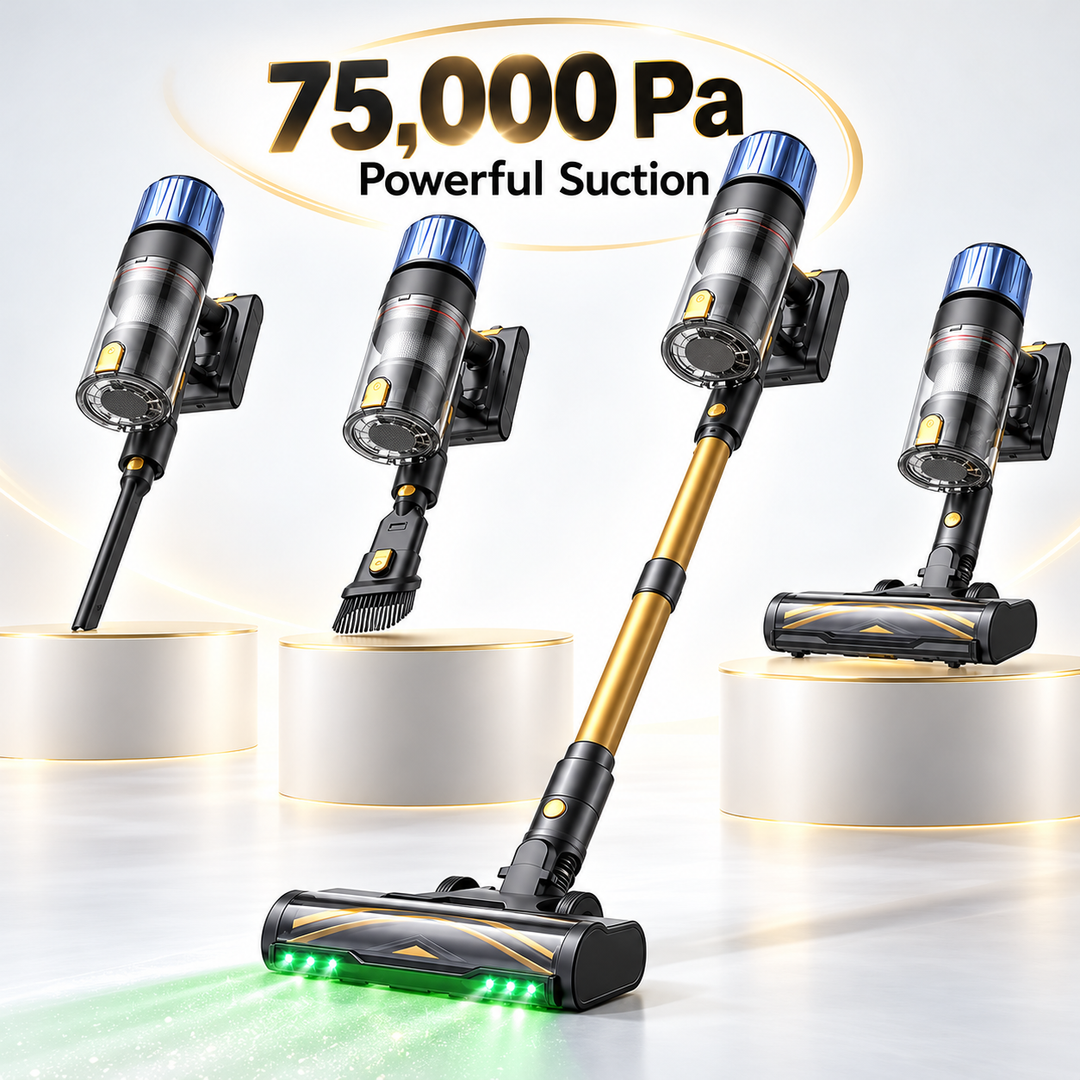 Proscenic P15 Cordless Stick Vacuum – 580W, 70-Min Runtime
