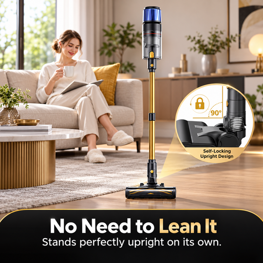Proscenic P15 Cordless Stick Vacuum – 580W, 70-Min Runtime