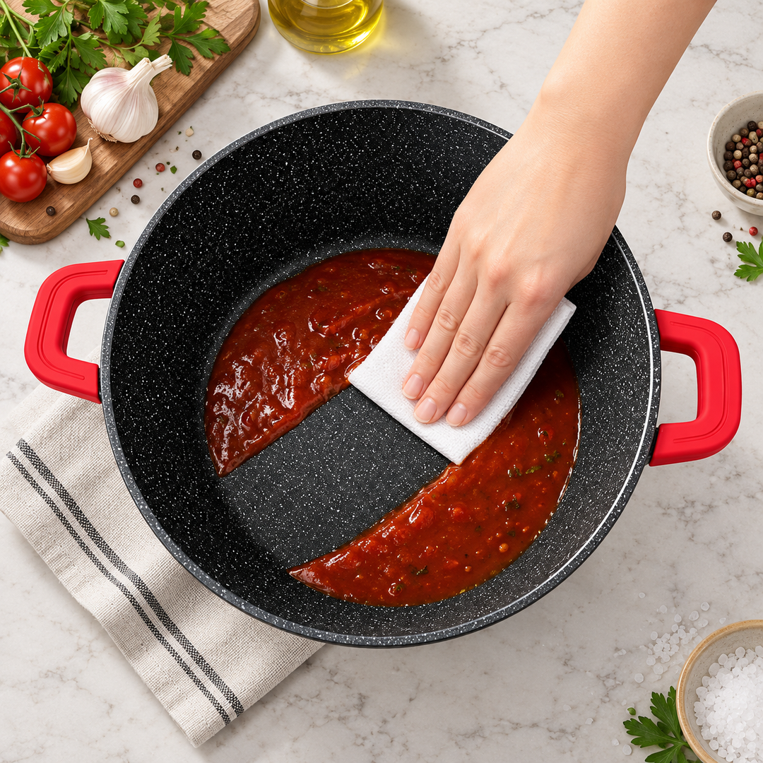 28/32/36CM Die-Casting Casserole Set