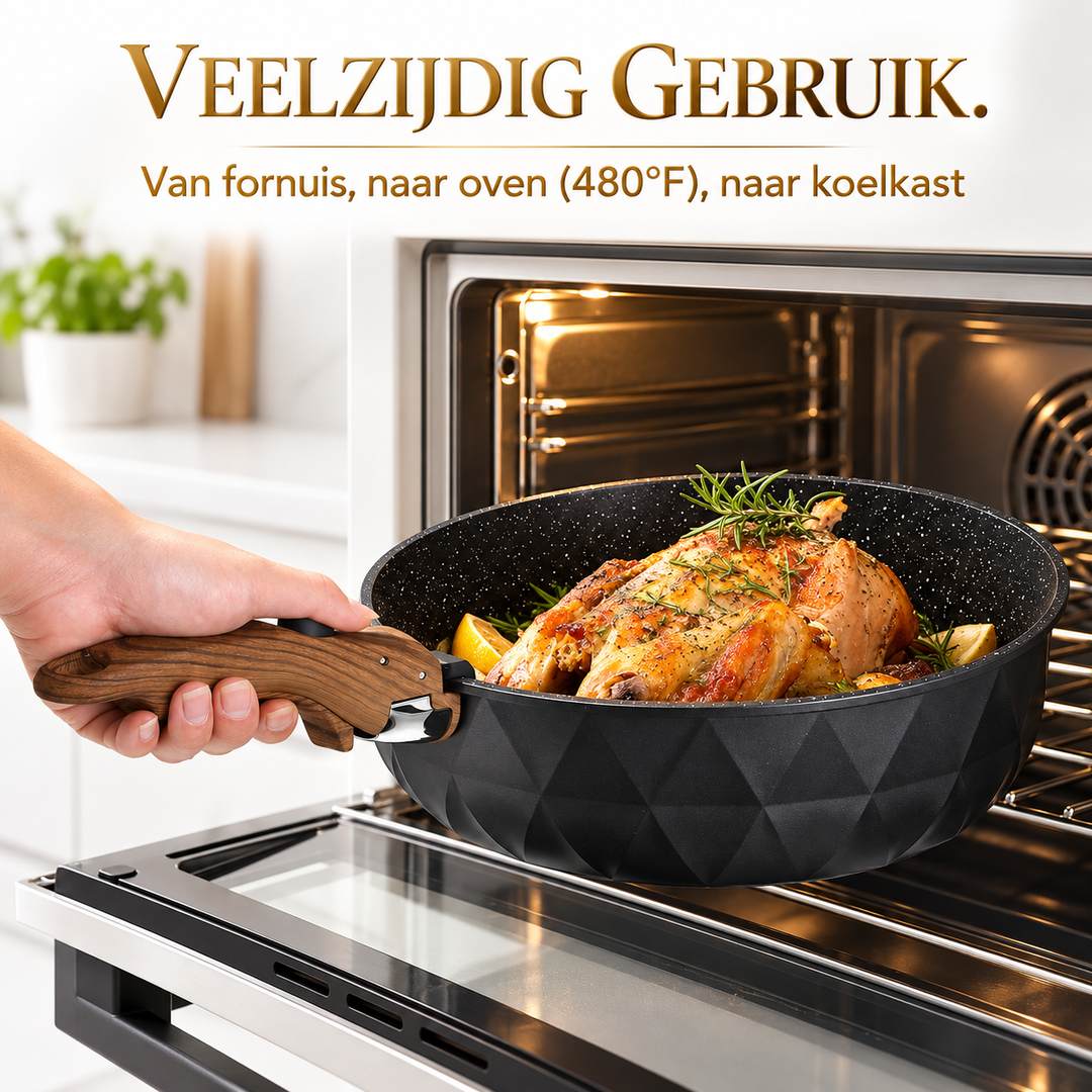 Royal Swiss 9PCS Detachable Cookware Set Black Diamond image 6 