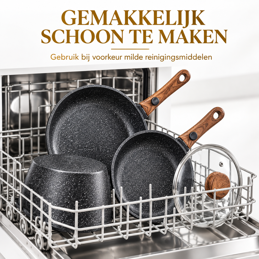 Royal Swiss 9PCS Detachable Cookware Set Black Diamond image 5 