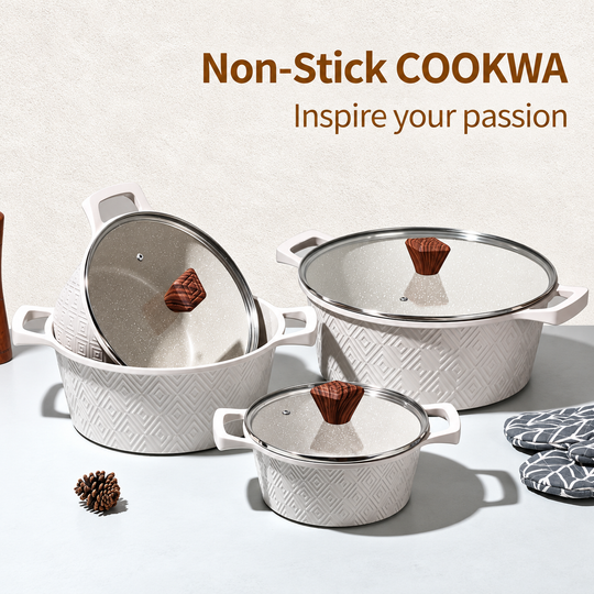 Royal Swiss 10-Piece Rhombus Cookware Set image 8 