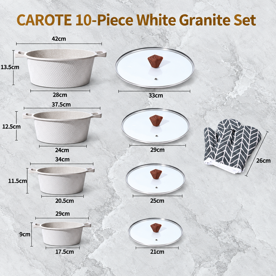 Royal Swiss 10-Piece Rhombus Cookware Set image 6 